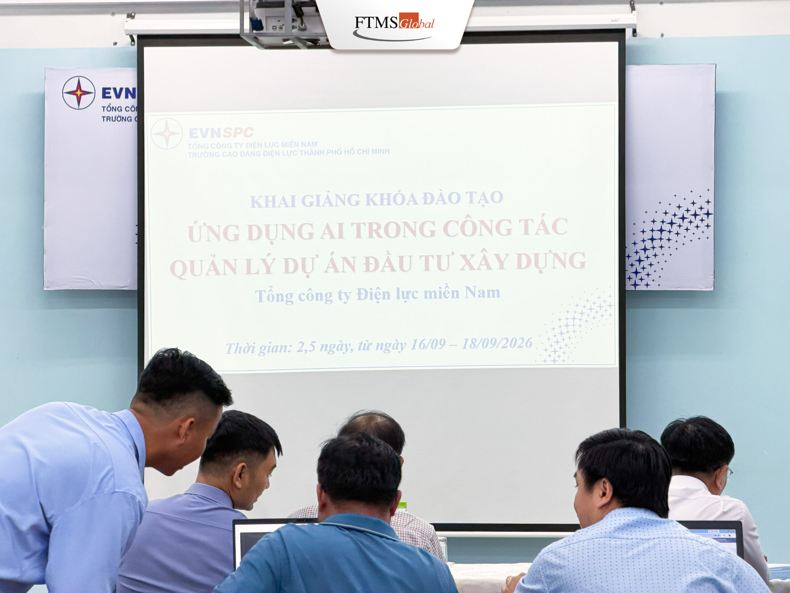 Ứng dụng AI trong quản lý dự án đầu tư xây dựng tại EVNSPC cùng FTMS Global